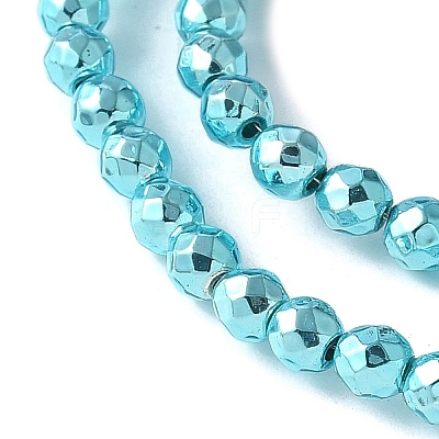 Baking Paint Synthetic Non-Magnetic Hematite Beads Strands G-H020-K01-11-1