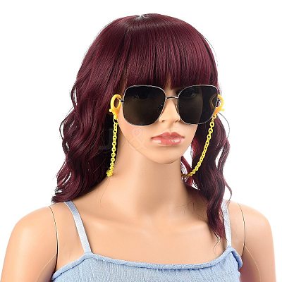 Personalized ABS Plastic Cable Chain Necklaces NJEW-JN02996-M-1