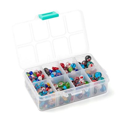 360Pcs 5 Styles Handmade Lampwork Beads LAMP-LS0001-03-1
