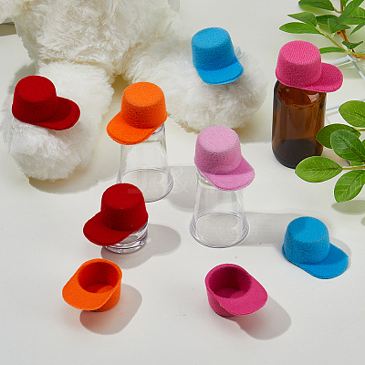 15Pcs 5 Colors EVA Craft Doll Hat DOLL-FH0001-06B-1