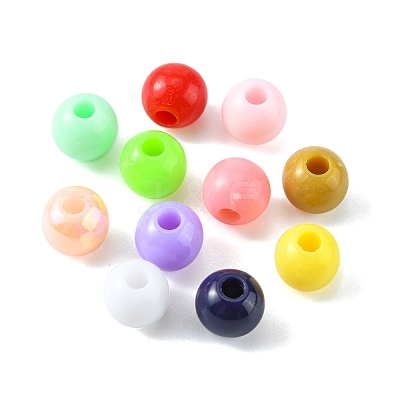 1488Pcs 24 Style Opaque Acrylic Beads OACR-FS0001-20-1