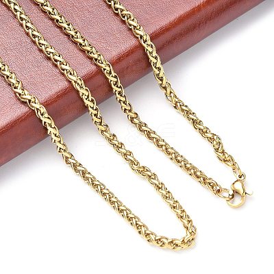304 Stainless Steel Necklaces NJEW-E080-08G-1