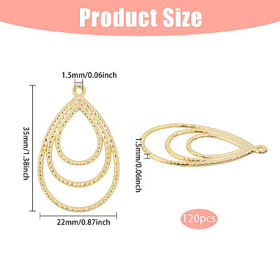 120Pcs Alloy Pendants FIND-CA0010-58-1