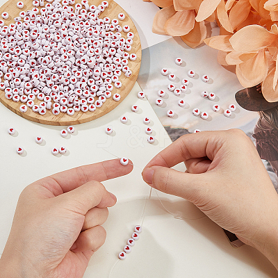 700Pcs Opaque Acrylic Beads FIND-DC0006-52-1