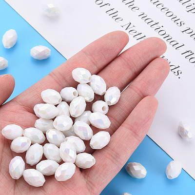 Opaque Acrylic Beads X-TACR-S153-32I-09-1