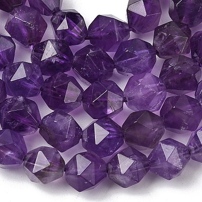 Natural Amethyst Beads Strands G-Z119-A40-02-1