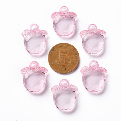 Transparent Acrylic Pendants TACR-S154-28B-26-1