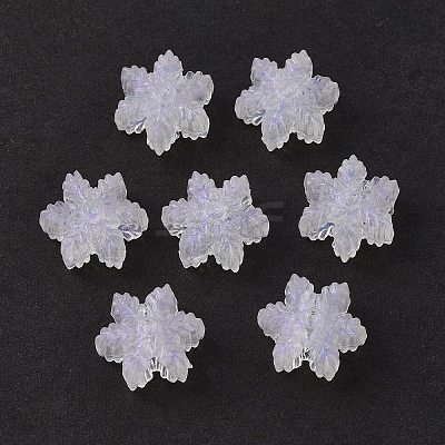 Transparent Acrylic Beads X-OACR-P007-30-1