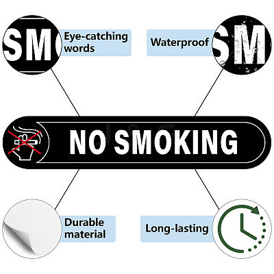 Mini PVC Coated Self Adhesive AUTOMATIC DOOR Warning Stickers STIC-WH0017-010-1