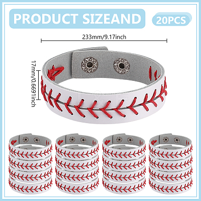 Cowhide Cord Bracelets BJEW-WH0014-099B-1