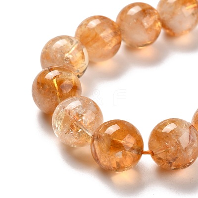 Natural Citrine Bead Strands G-P466-01A-1