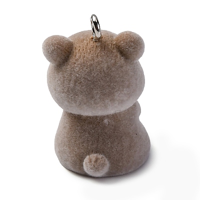Flocky Animal Resin Pendants FIND-S001-06C-1