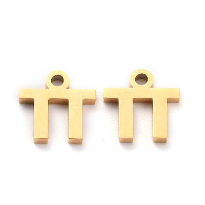 304 Stainless Steel Pendants STAS-F267-10P-G-1