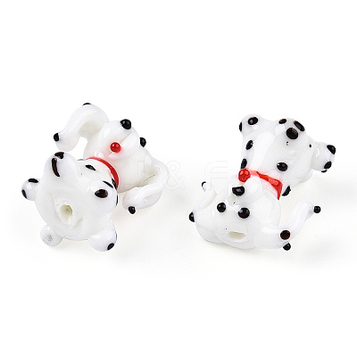 Handmade Bumpy Lampwork Beads Strands LAMP-Q031-002-1