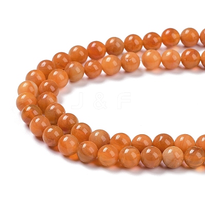 Glass Round Beads Strands GLAA-M044-01E-1