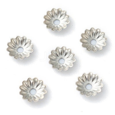 Non-Tarnish 304 Stainless Steel Bead Caps STAS-H149-27P-1