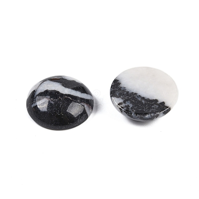 Natural Zebra Jasper Cabochons G-T020-18mm-29-1