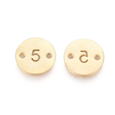 Numbers 304 Stainless Steel Links LS-STAS-G216-05G-1