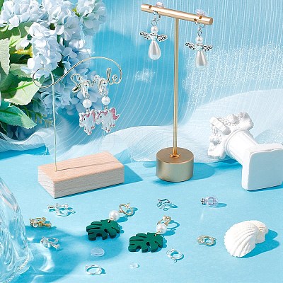 24Pcs 6 Style Brass Clip-on Earring Findings DIY-SC0021-29-1