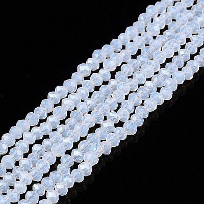 Electroplate Glass Beads Strands EGLA-A044-J1mm-A06-1