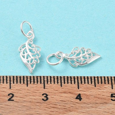 925 Sterling Silver Hollow Charms STER-E069-03S-1