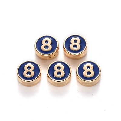 Alloy Enamel Beads ENAM-R055-04-08-RS-1
