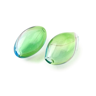 Transparent Handmade Blown Glass Globe Beads GLAA-T012-06-1