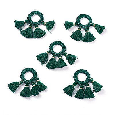 Cotton Tassel Pendants FIND-F008-C05-1