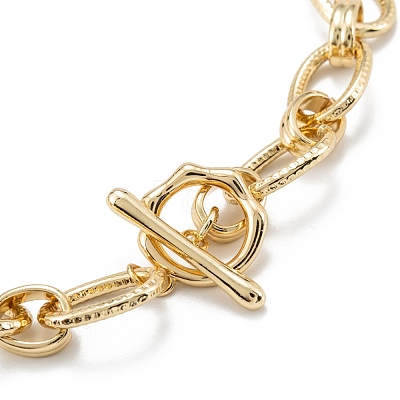 Brass Link Bracelets X-BJEW-K221-01G-1