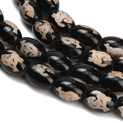 Natural Agate Beads Strands GG-CBA4812-A04-10x14MM-1