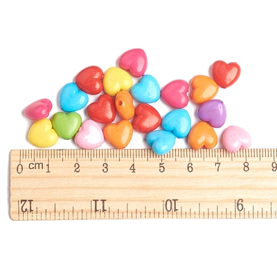Opaque Acrylic Beads SACR-10X11-1