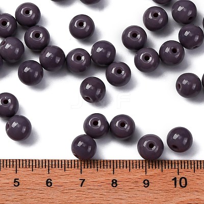Opaque Colours Glass Seed Beads SEED-Z004-P8MM-01-1