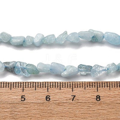 Natural Aquamarine Beads Strands G-I389-A17-1