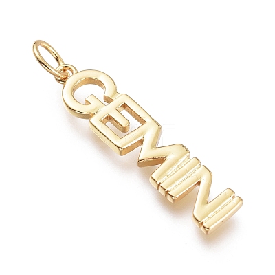 Brass Pendants ZIRC-I048-15G-12-1
