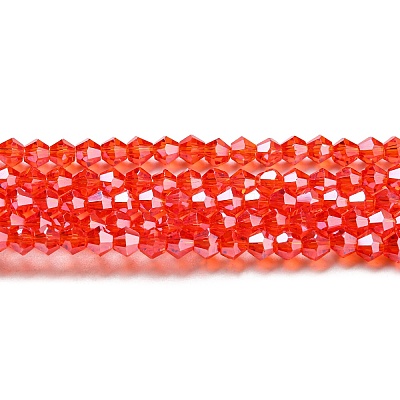 Transparent Electroplate Glass Beads Strands LS-EGLA-A039-T2mm-A14-1