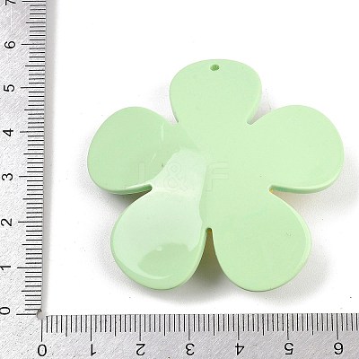 Opaque Printed Acrylic Big Pendants LS-MACR-I035-01B-1