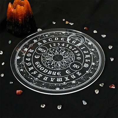 Round Acrylic Pendulum Boards WICR-PW0003-001-1