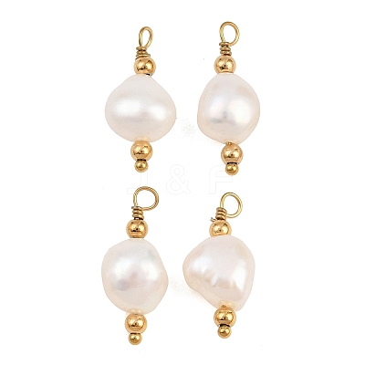 Natural Pearl Pendants PA-CBA0A45-03G-1