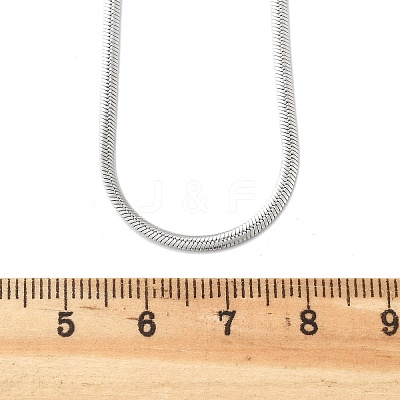 Tarnish Resistant 304 Stainless Steel Snake Chains Necklaces NJEW-O058-25P-1