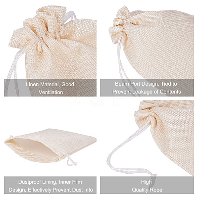 Burlap Packing Pouches Drawstring Bags ABAG-BC0001-07A-18x13-1