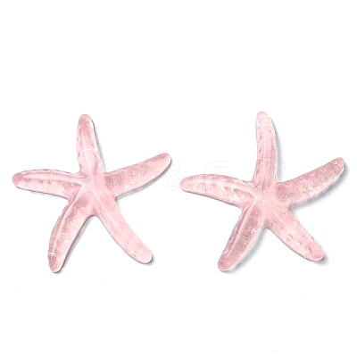 Translucent Resin Sea Animal Cabochons RESI-B016-01B-1
