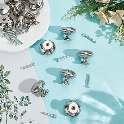 40Pcs Mushroom ABS Plastic Drawer Knob FIND-GO0004-29-1