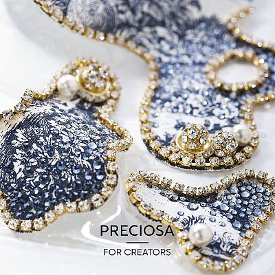 Preciosa® Crystal Hotfix Flatback Stones Y-PRC-HSS16-00030-237-1