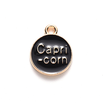 Alloy Enamel Pendants X-ENAM-S124-01A-08E-1