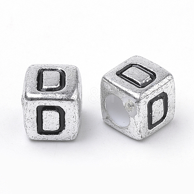 Plated Acrylic Beads X1-PB43C9308-D-1