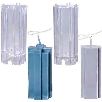 Transparent Plastic Candle Molds AJEW-SC0001-18-1