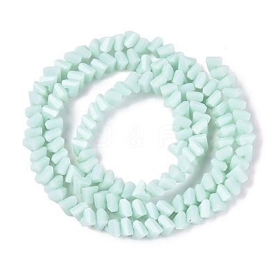Opaque Glass Beads Strands GLAA-N019-3mm-14-1