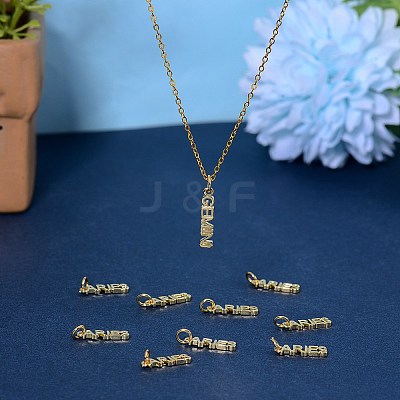 10Pcs Brass Pendants KK-SZ0004-36D-1