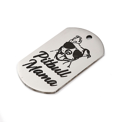 Anti-Tarnish 201 Stainless Steel Pendants STAS-R002-02P-09-1