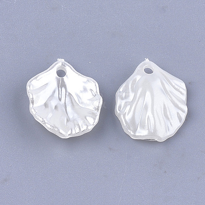 Acrylic Imitation Pearl Pendants X-OACR-T016-01A-1